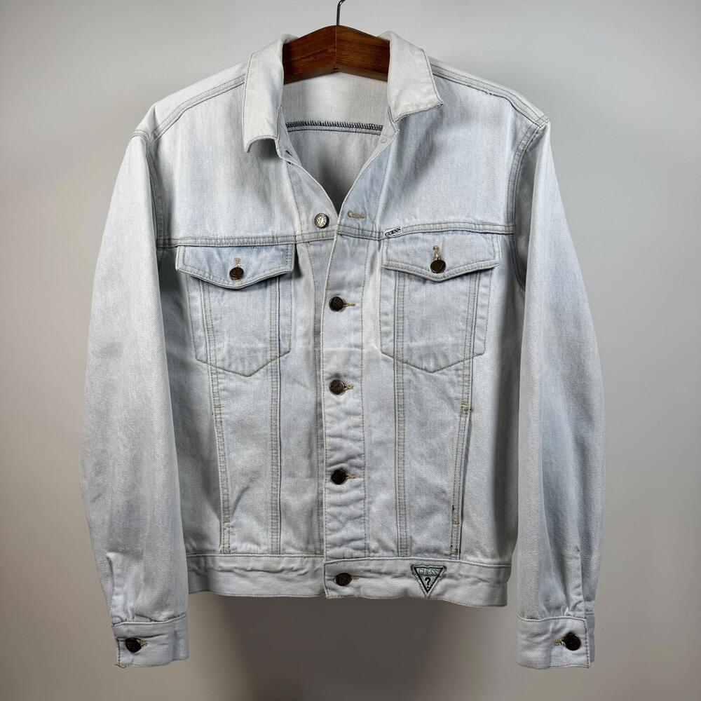 Vintage 90s Guess Georges Marciano Denim Jacket - Medium - Picture 1 of 6